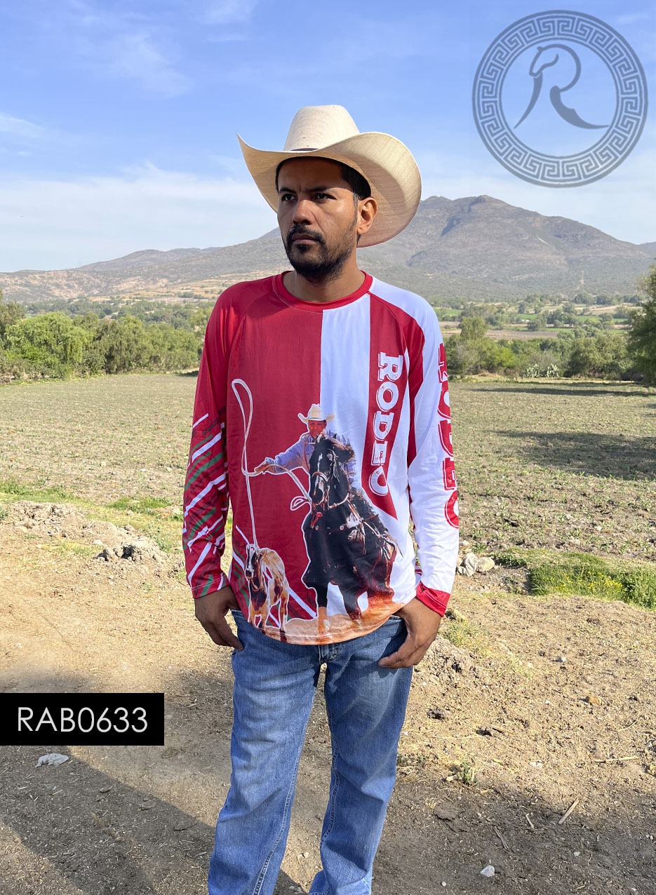 PLAYERA MANGA LARGA PARA: CABALLERO, NIÑO - RAB0633