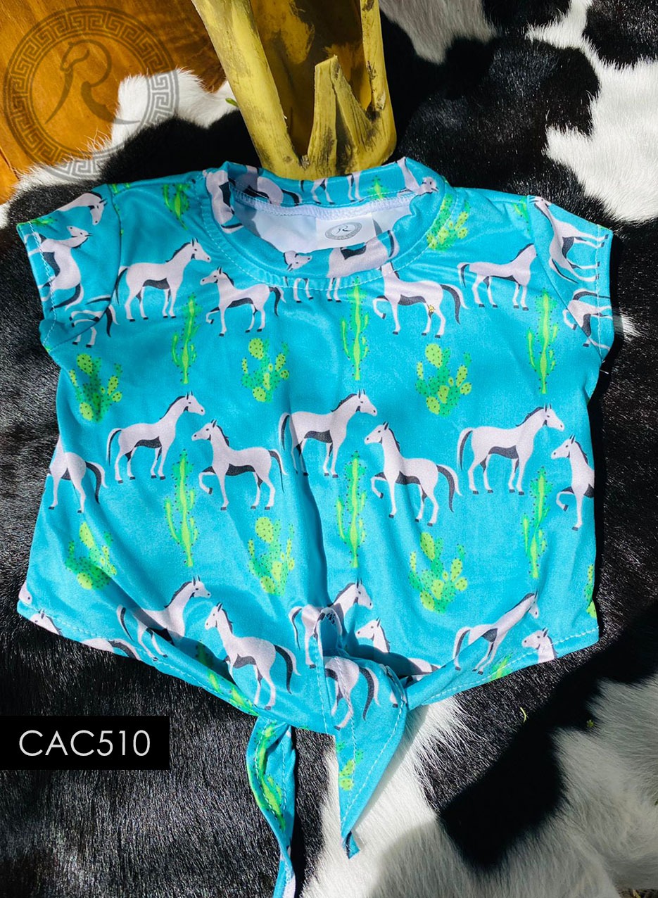 BLUSA NUDO PARA: DAMA,NIÑA - CAC510