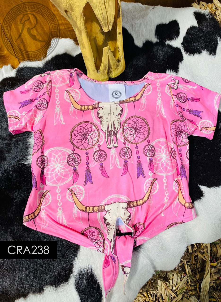 BLUSA NUDO PARA: DAMA,NIÑA - CRA238