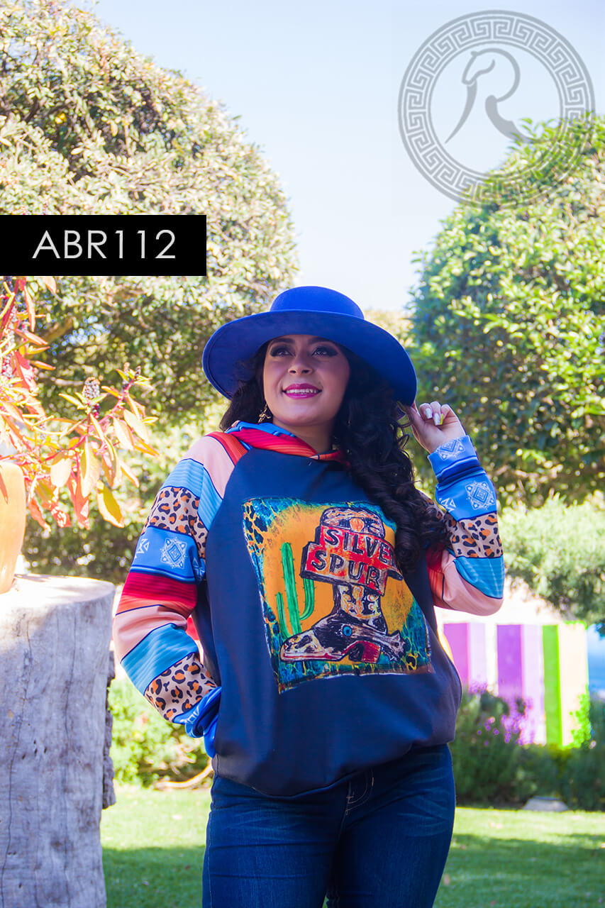 SUDADERA CON GORRO ABR112