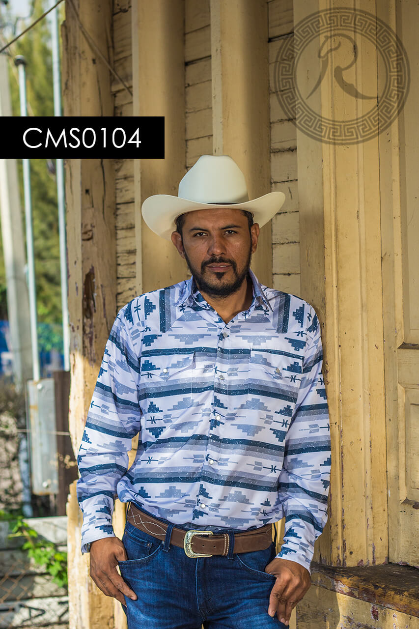 CAMISA WESTERN PARA: CABALLERO, NIÑO - CMS0104