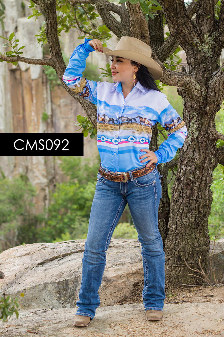 CAMISA SMOOTH PARA: DAMA - CMS092