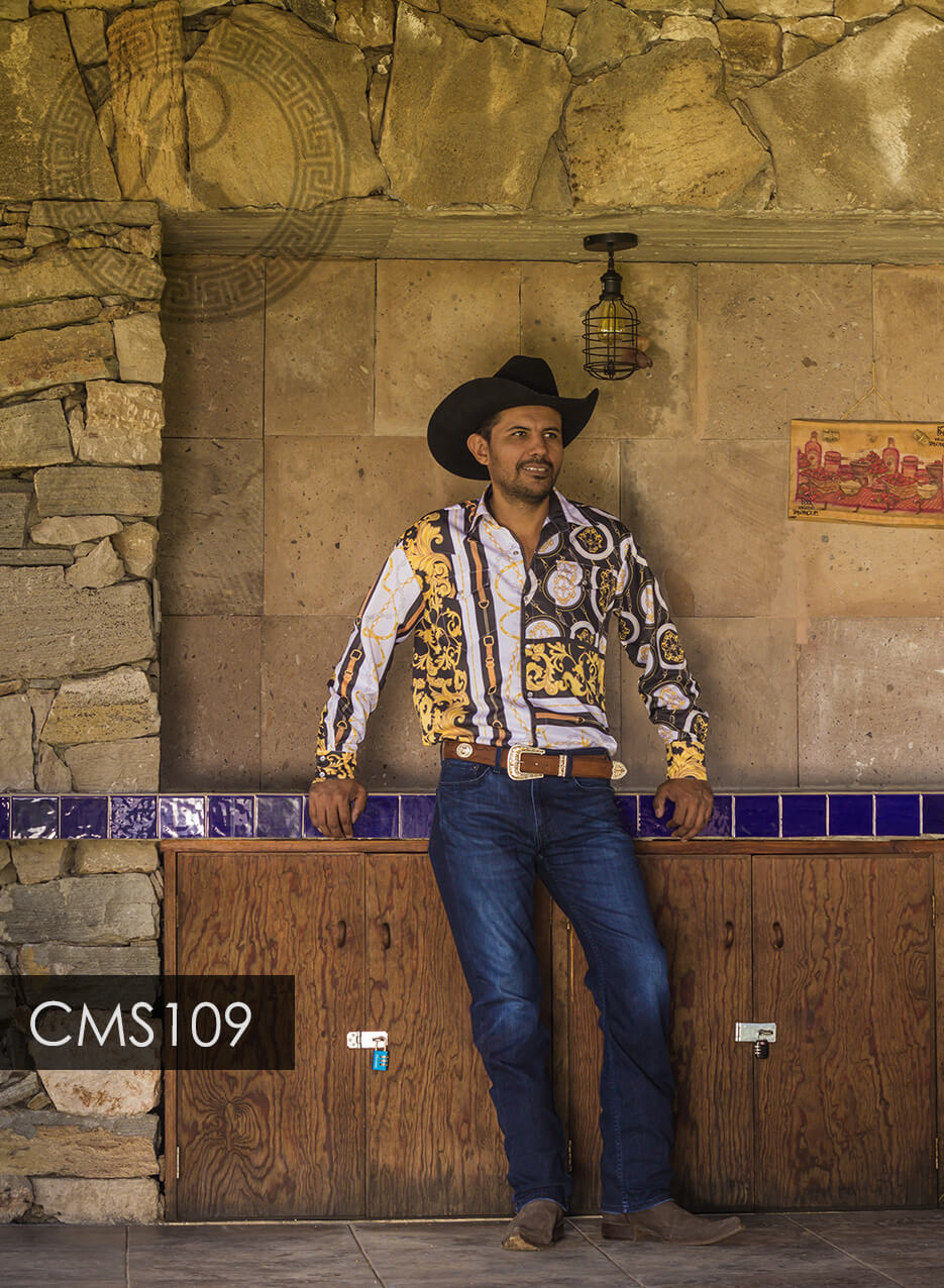 CAMISA WESTERN PARA: CABALLERO, NIÑO - CMS109