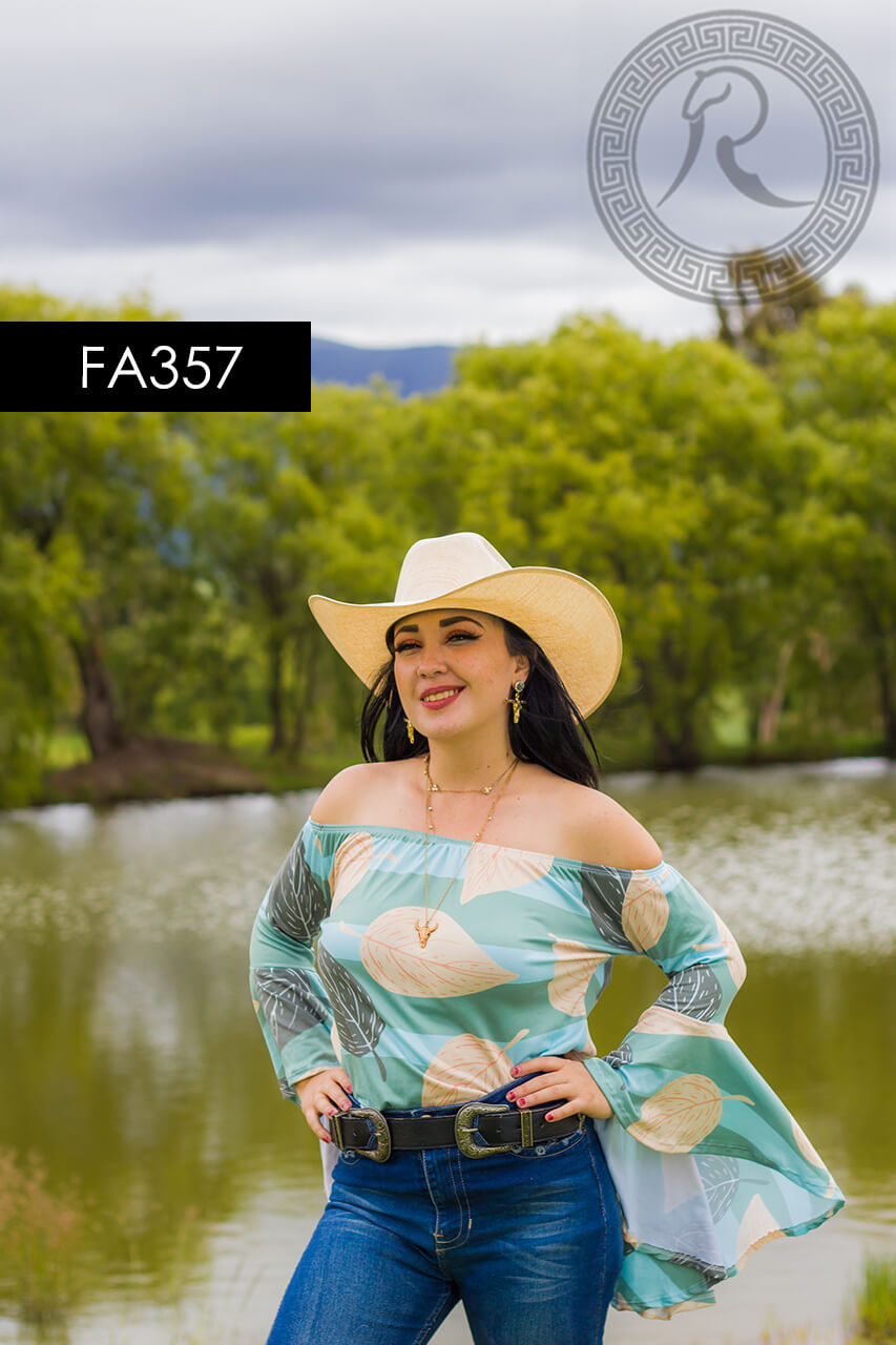 BLUSA DE CAMPANA PARA: DAMA, NIÑA - FA357