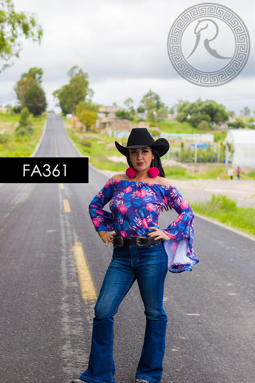 BLUSA DE CAMPANA PARA: DAMA, NIÑA - FA361