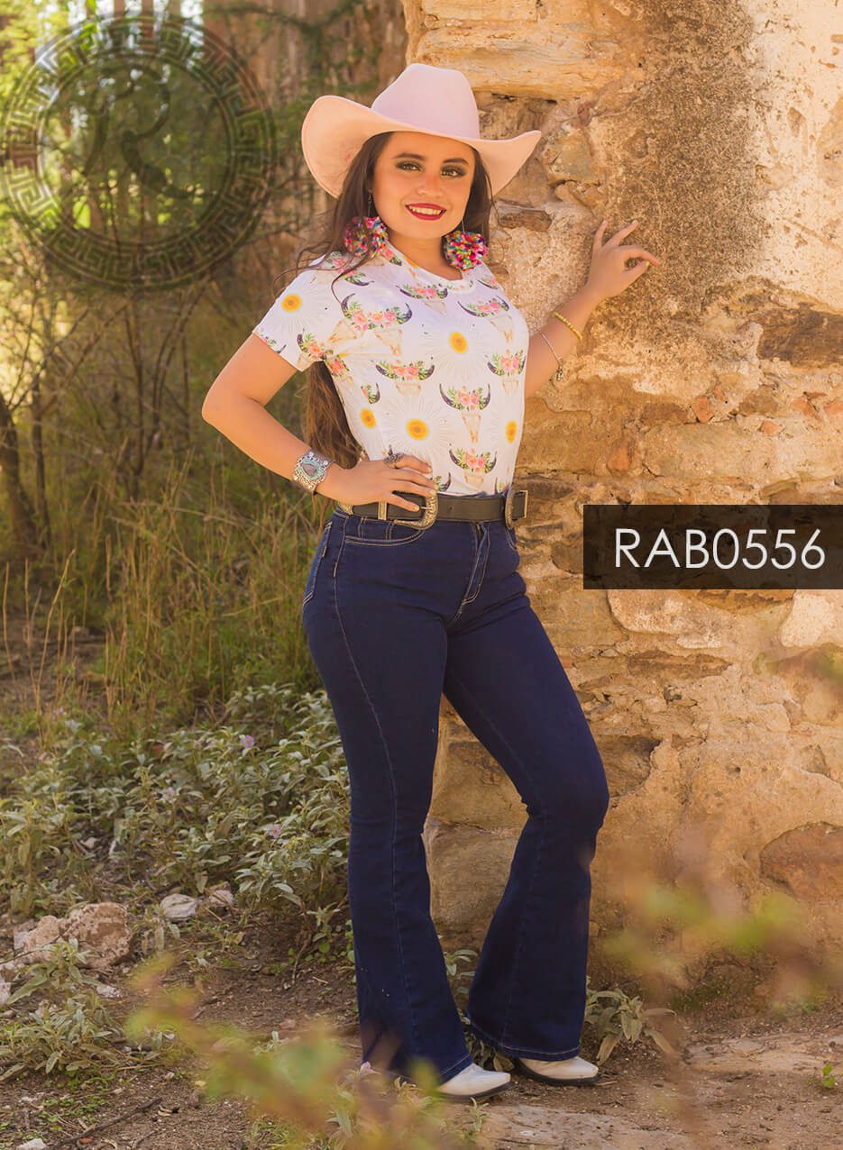 BLUSA BÁSICA MANGA CORTA  PARA: DAMA - RAB0556