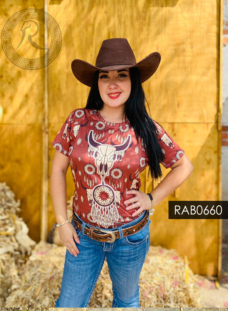 BLUSA BÁSICA MANGA CORTA PARA:DAMA, NIÑA - RAB0660