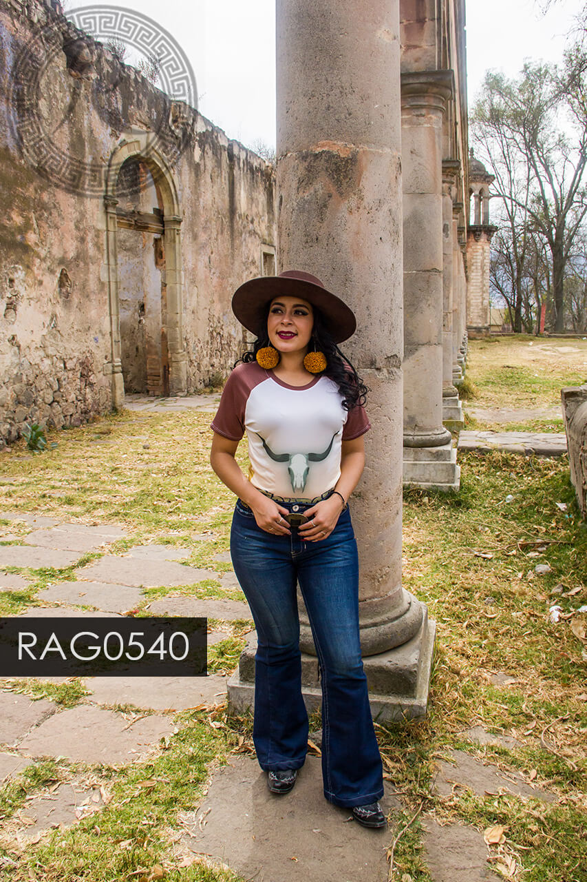 BLUSA MANGA RANGLAN PARA: DAMA - RAG0540