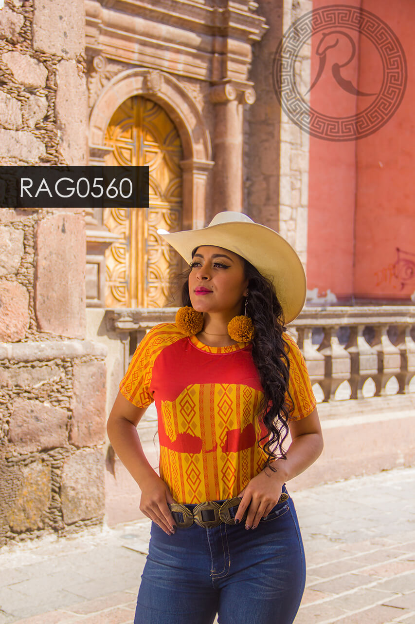 BLUSA MANGA RANGLAN PARA: DAMA - RAG0560