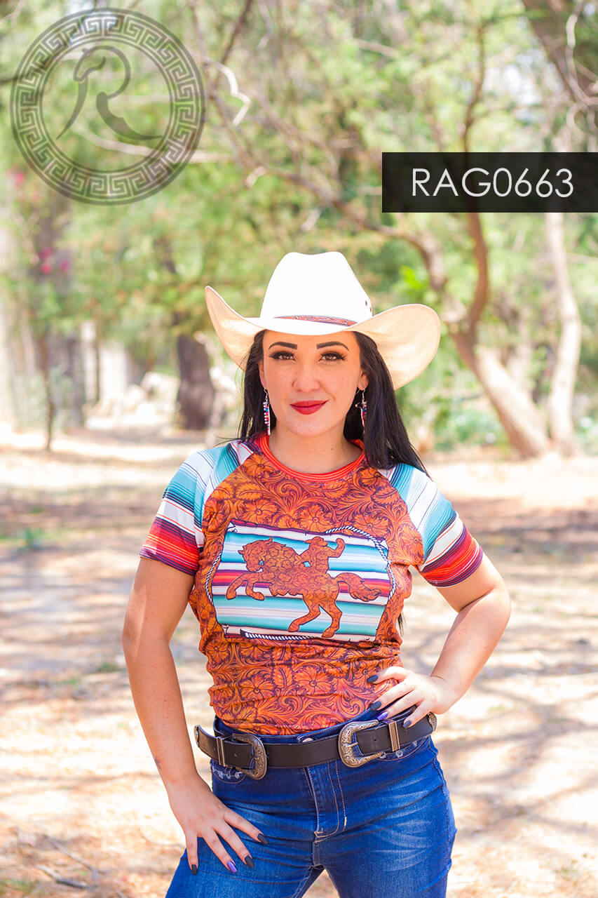 BLUSA MANGA RANGLAN PARA: DAMA - RAG0663