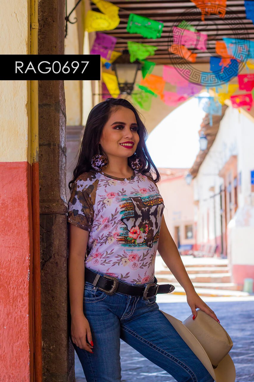 BLUSA MANGA RANGLAN PARA: DAMA - RAG0697