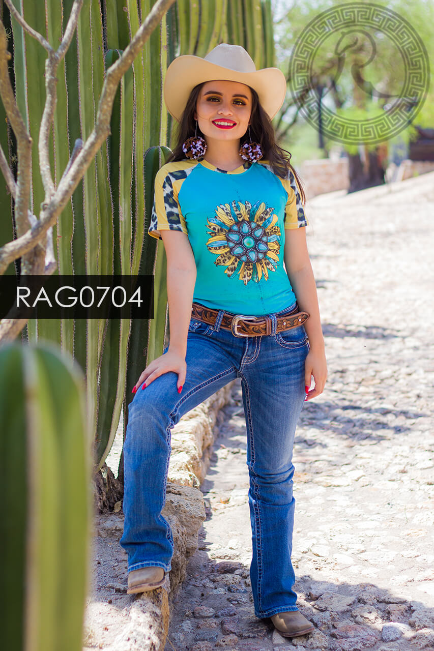 BLUSA MANGA RANGLAN PARA: DAMA - RAG0704