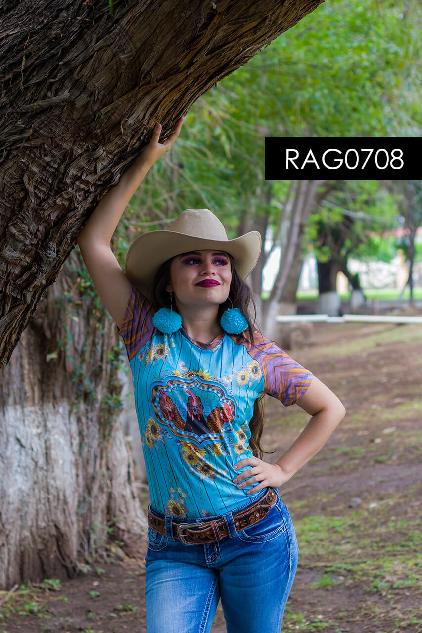 BLUSA MANGA RANGLAN PARA: DAMA - RAG0708