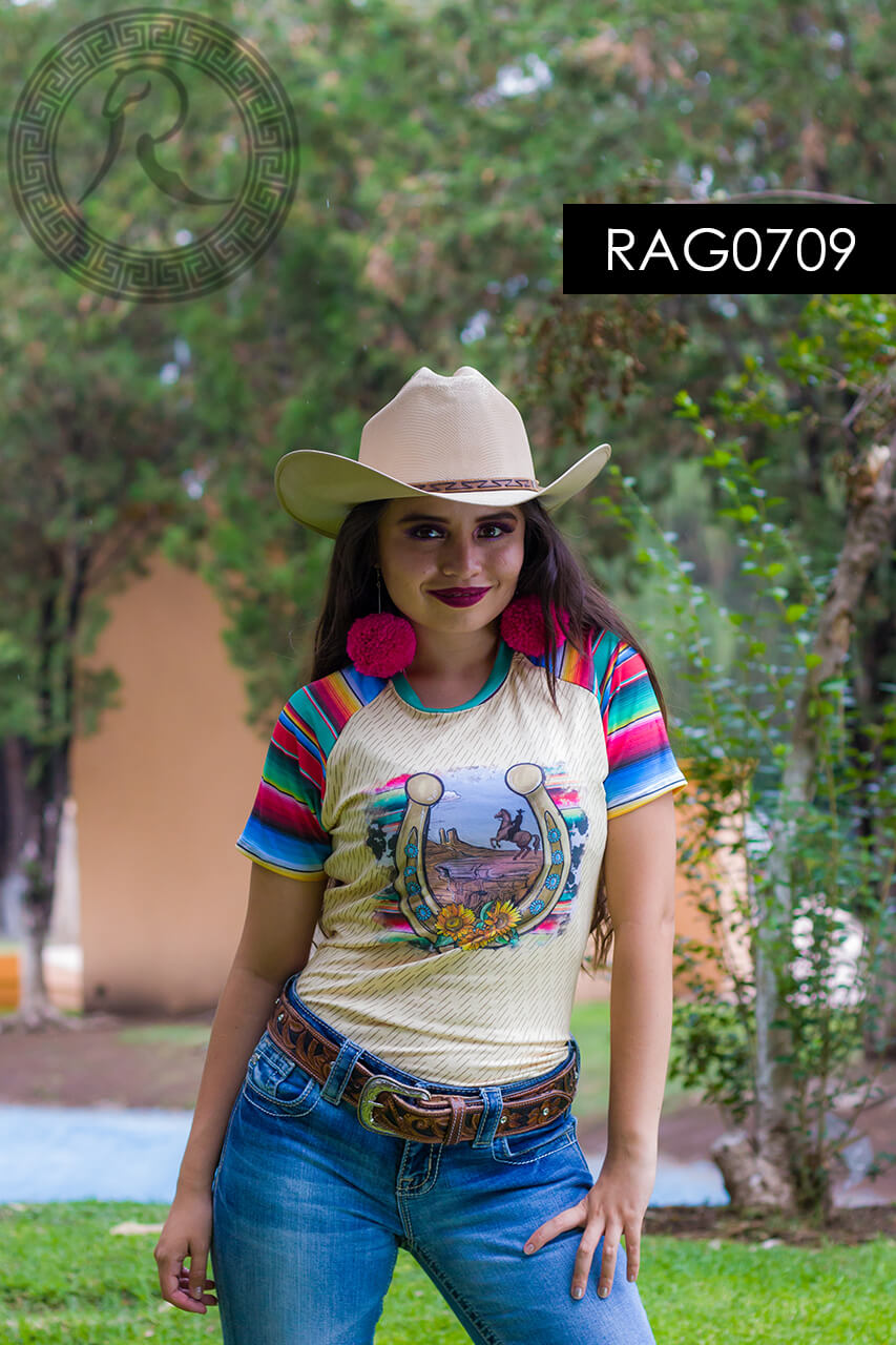 BLUSA MANGA RANGLAN PARA: DAMA - RAG0709