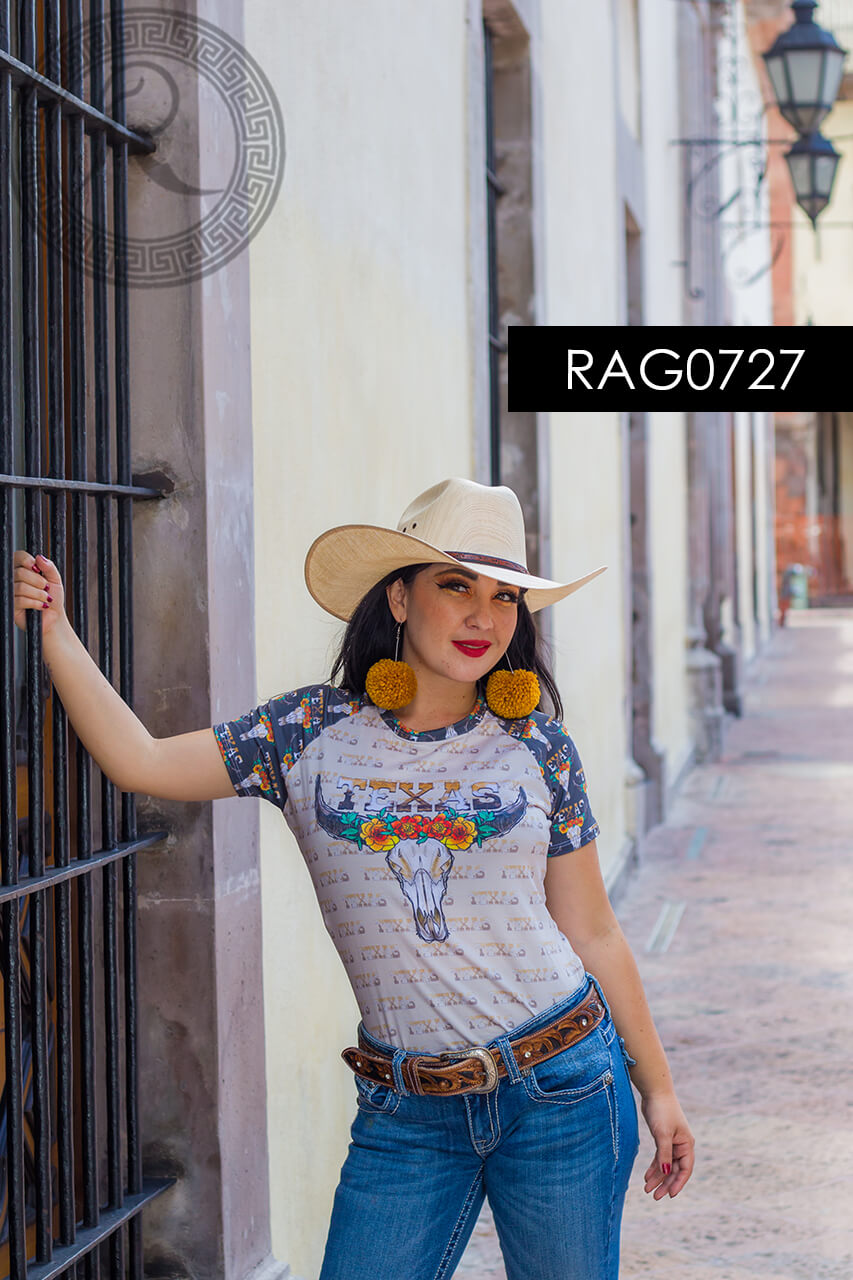 BLUSA MANGA RANGLAN PARA: DAMA - RAG0727