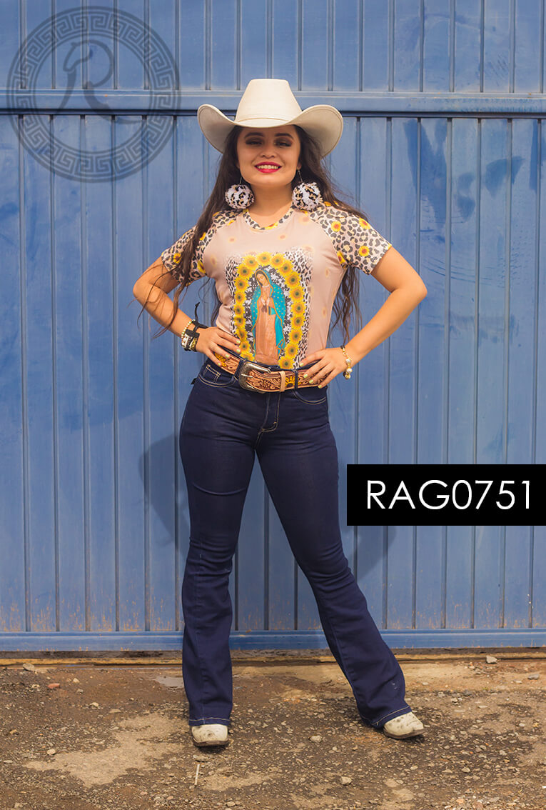 BLUSA MANGA RANGLAN PARA: DAMA - RAG0751