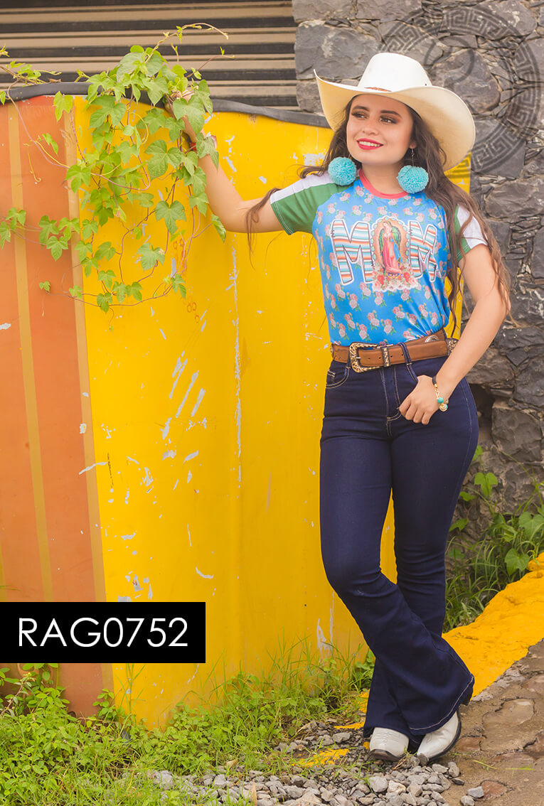 BLUSA MANGA RANGLAN PARA: DAMA - RAG0752