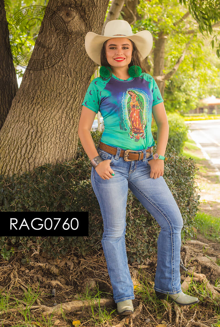 BLUSA MANGA RANGLAN PARA: DAMA - RAG0760