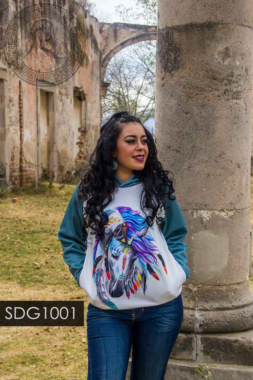 SUDADERA CON GORRO - SDG1001