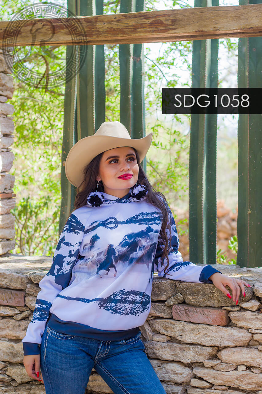 SUDADERA CON GORRO  - SDG1058