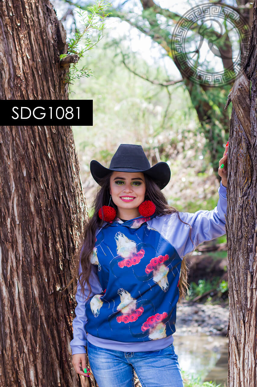 SUDADERA CON GORRO  -SDG1081