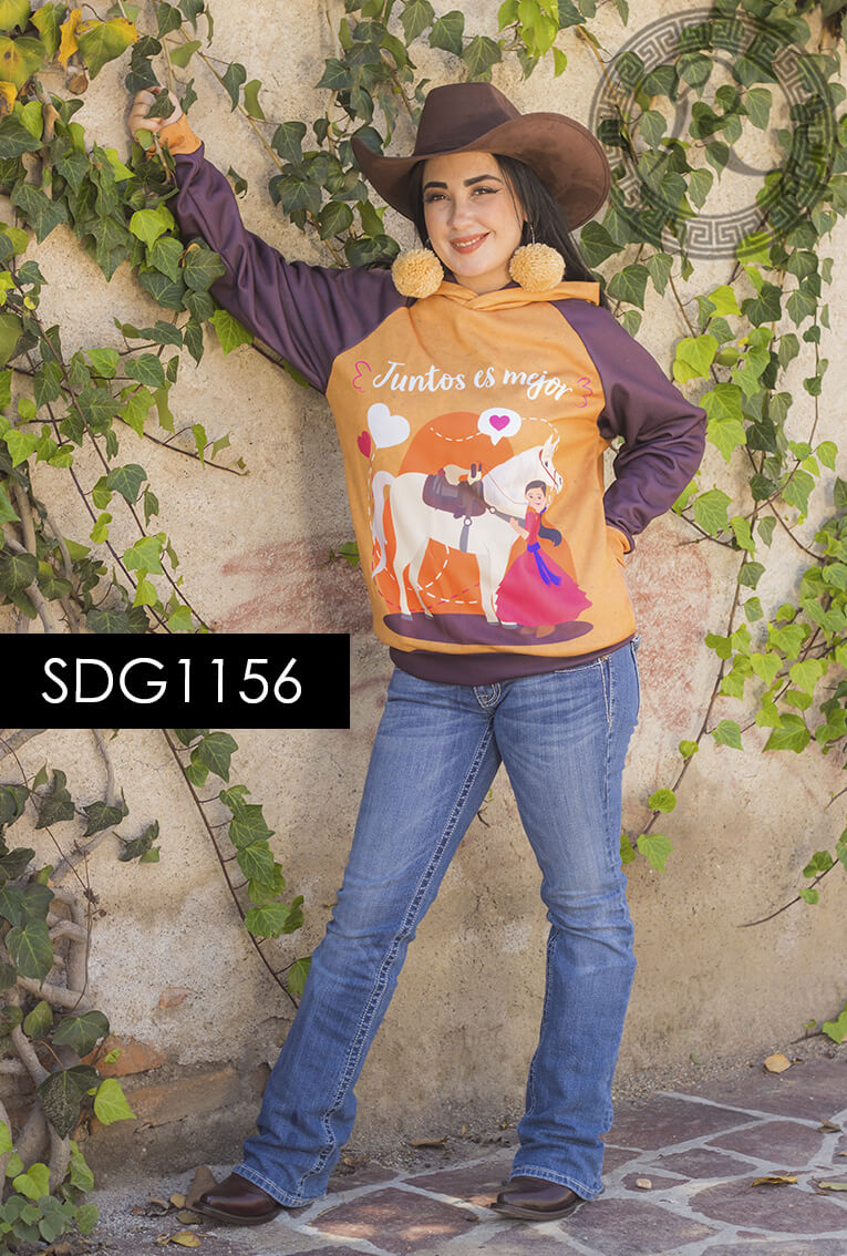 SUDADERA CON GORRO  - SDG1156