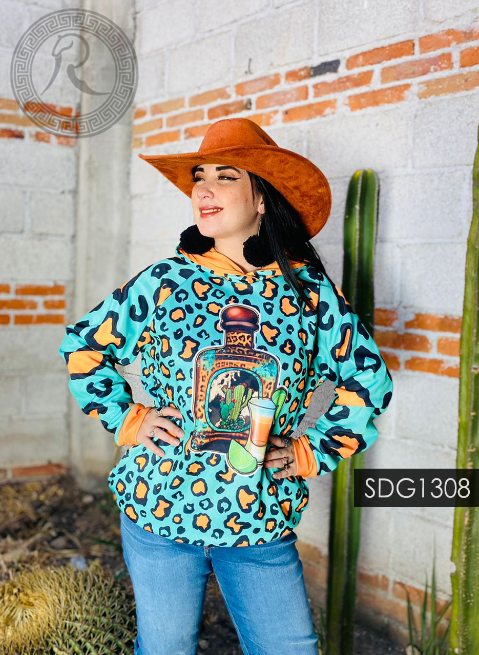 SUDADERA CON GORRO - SDG1308