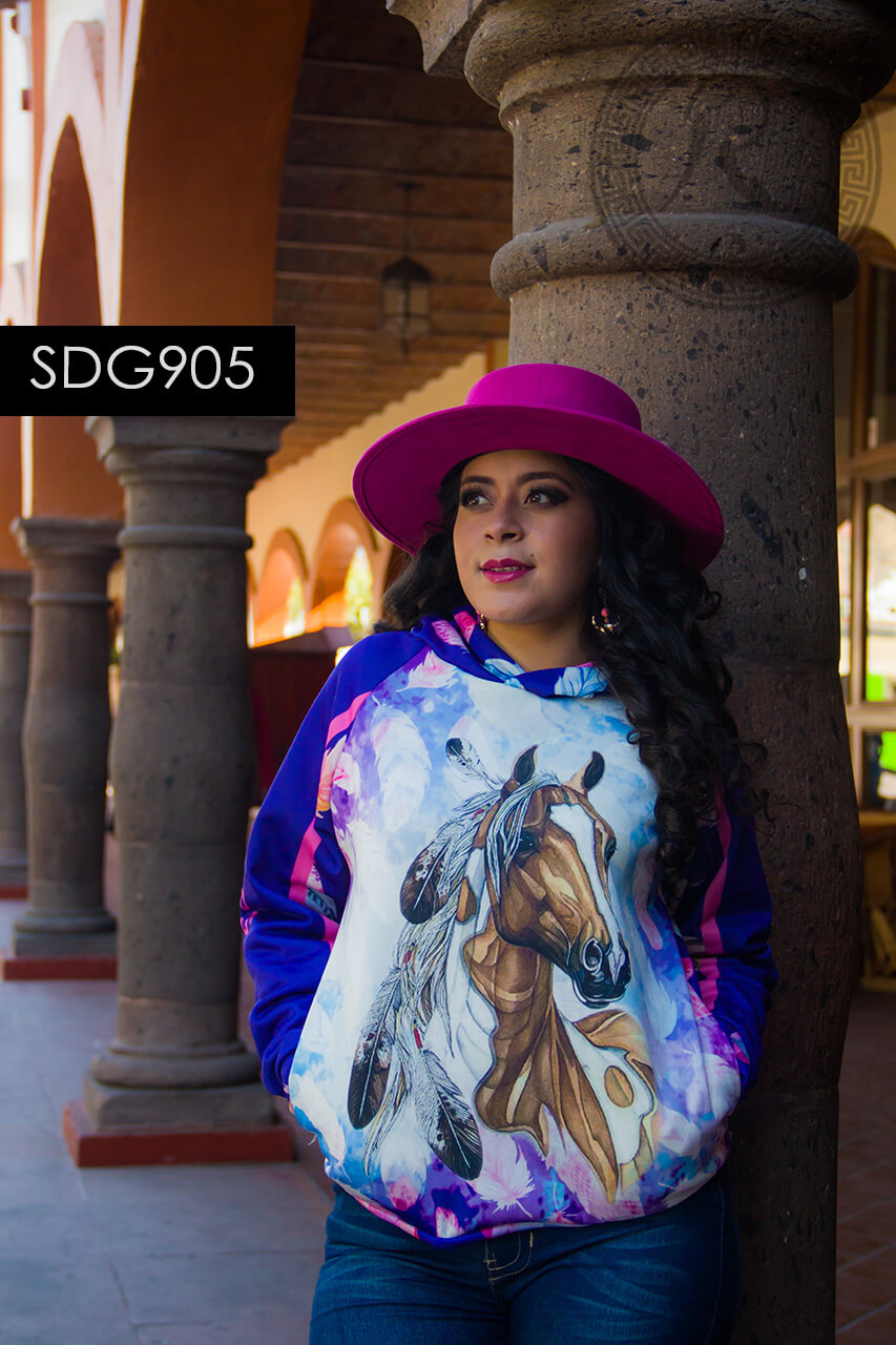 SUDADERA CON GORRO - SDG905