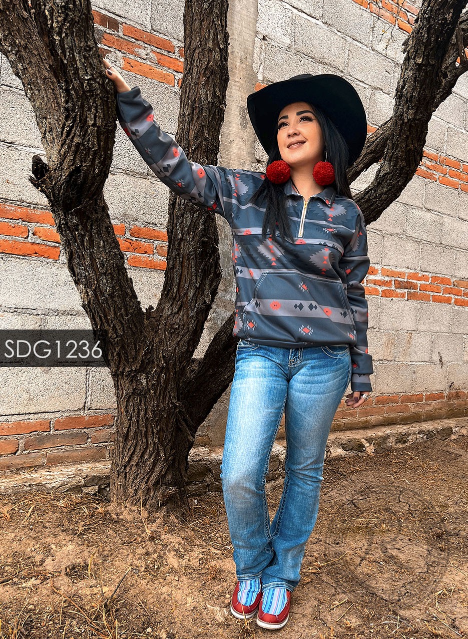 SUDADERA CON CIERRE UNISEX - SDG1236